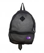 THE NORTHFACE PURPLELABELザ・ノースフェイス パープルレーベル）の古着「Mesh Day Pack　メッシュデイパック　リュック　バックパック」｜ブラック