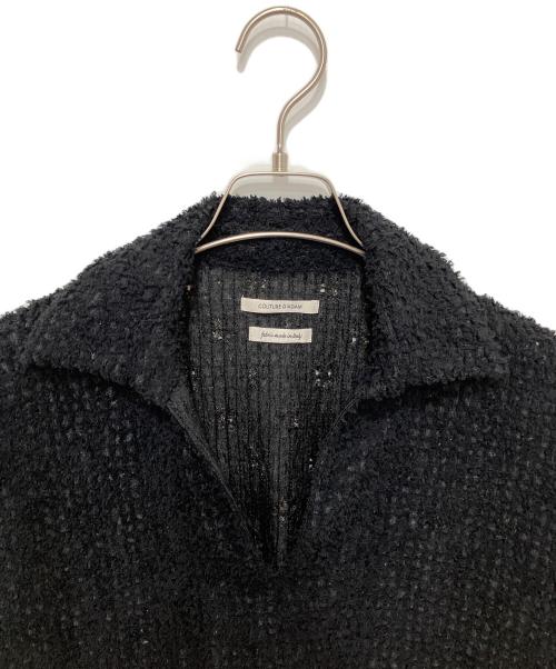 Couture d'adam（クチュールドアダム）Couture d'adam (クチュールドアダム) Deauville Skipper Shirt ブラック サイズ:36の古着・服飾アイテム