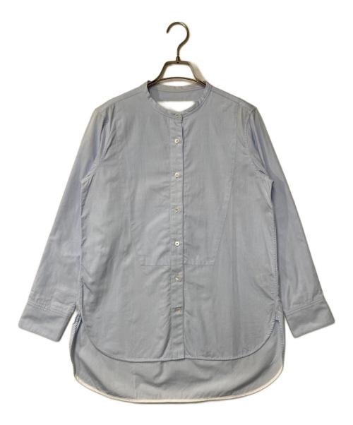 ticca（ティッカ）TICCA (ティッカ) Spick and Span (スピック＆スパン) 別注 NO.4 ビブヨークシャツ ブルー サイズ:Freeの古着・服飾アイテム