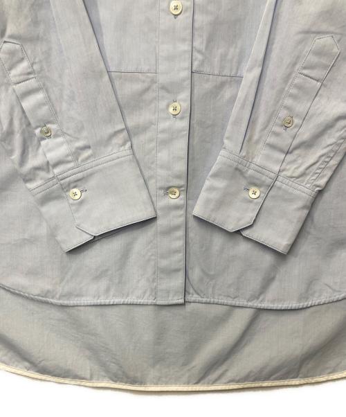 ticca（ティッカ）TICCA (ティッカ) Spick and Span (スピック＆スパン) 別注 NO.4 ビブヨークシャツ ブルー サイズ:Freeの古着・服飾アイテム