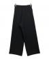 Plage (プラージュ) MY minimal fit wide パンツ ブラック サイズ:36：13000円
