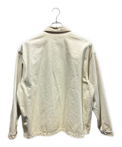 PRADA（プラダ）PRADA (プラダ) ヴィンテージ ブルデニム シャツジャケット/デニムジャケット/GEC066 ナチュラル サイズ:Lの古着・服飾アイテム