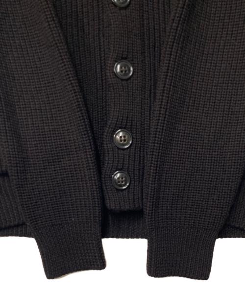 Drumohr（ドルモア）Drumohr (ドルモア) ショールカラー ウール カーディガン ブラウン サイズ:46の古着・服飾アイテム