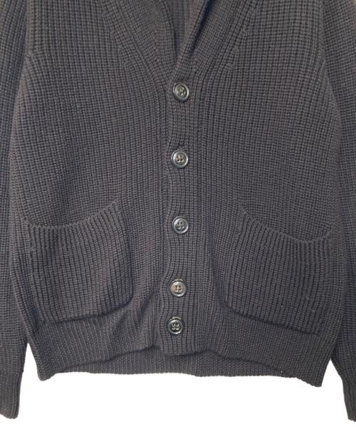 Drumohr（ドルモア）Drumohr (ドルモア) ショールカラー ウール カーディガン ブラウン サイズ:46の古着・服飾アイテム