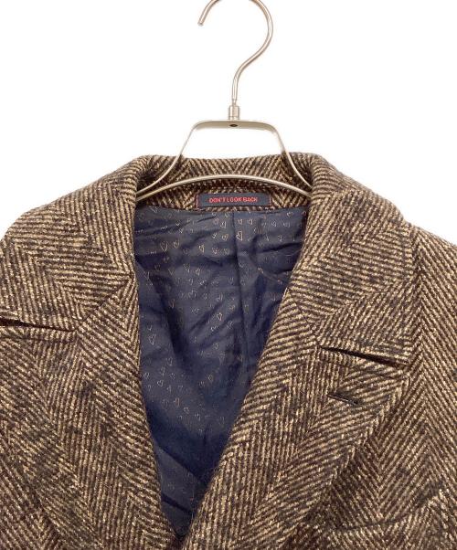 THE GIGI（ザ・ジジ）THE GIGI (ザ・ジジ) ダブルチェスターコート ブラウン サイズ:48の古着・服飾アイテム