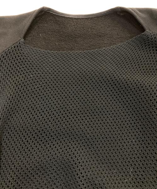 BLESS N°34（ブレス ナンバーサーティーフォー）BLESS N°34 (ブレス ナンバーサーティーフォー) メッシュドレープスウェット ブラック サイズ:Sの古着・服飾アイテム