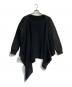 BLESS N°34（ブレス ナンバーサーティーフォー）の古着「メッシュドレープスウェット」｜ブラック