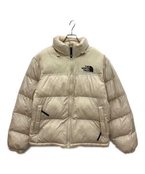 THE NORTH FACE WHITE LABEL（ザノースフェイスホワイトレーベル）THE NORTH FACE WHITE LABEL (ザノースフェイスホワイトレーベル) NUPTSE ON BALL JACKET アイボリー サイズ:Lの古着・服飾アイテム