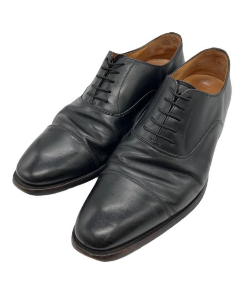 SCOTCH GRAIN（スコッチグレイン）SCOTCH GRAIN (スコッチグレイン) ストレートチップシューズ ブラック サイズ:24.5の古着・服飾アイテム