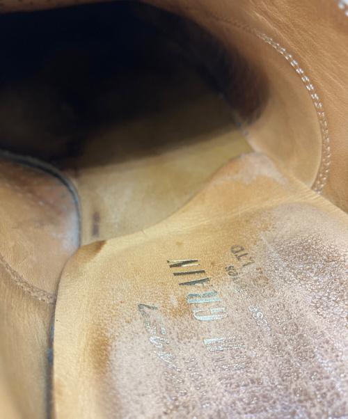 SCOTCH GRAIN（スコッチグレイン）SCOTCH GRAIN (スコッチグレイン) ストレートチップシューズ ブラック サイズ:24.5の古着・服飾アイテム