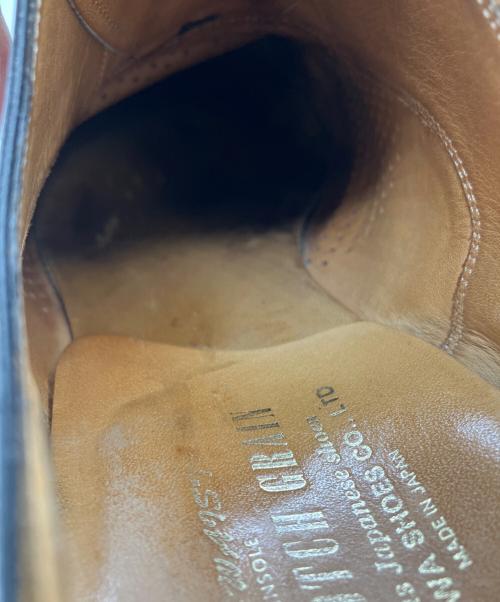 SCOTCH GRAIN（スコッチグレイン）SCOTCH GRAIN (スコッチグレイン) ストレートチップシューズ ブラック サイズ:24.5の古着・服飾アイテム