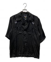 WILDSIDE×Needles（ワイルドサイド×ニードルズ）の古着「S/S Cowboy One-up Shirt」｜ブラック