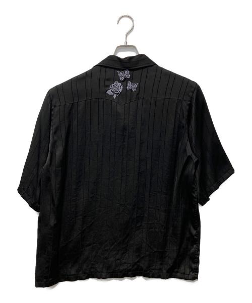 WILDSIDE（ワイルドサイド）WILDSIDE (ワイルドサイド) Needles (ニードルズ) S/S Cowboy One-up Shirt ブラック サイズ:ｌの古着・服飾アイテム