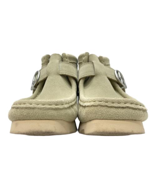 CLARKS ORIGINALS（クラークス オリジナルズ）Clarks Originals (クラークス オリジナルズ) Needles (ニードルズ) Wallabee BT - Peace Buckle ベージュ サイズ:EU41の古着・服飾アイテム