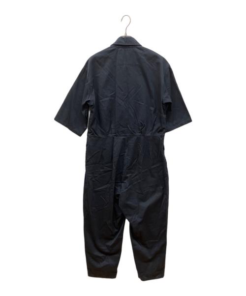 LAVENHAM（ラベンハム）LAVENHAM (ラベンハム) ショートスリーブ ジャンプスーツ オールインワン ネイビー サイズ:36の古着・服飾アイテム
