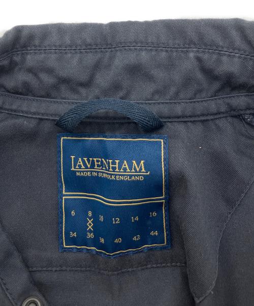 LAVENHAM（ラベンハム）LAVENHAM (ラベンハム) ショートスリーブ ジャンプスーツ オールインワン ネイビー サイズ:36の古着・服飾アイテム