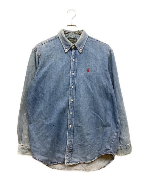 POLO COUNTRY（ポロカントリー）POLO COUNTRY (ポロカントリー) デニムシャツ インディゴ サイズ:Ｌの古着・服飾アイテム