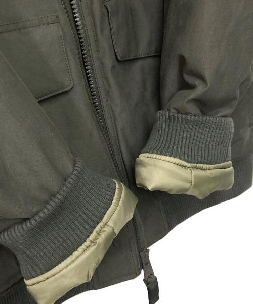 Timberland（ティンバーランド）Timberland (ティンバーランド) 中綿ファーフーデッドジャケット オリーブ サイズ:Mの古着・服飾アイテム