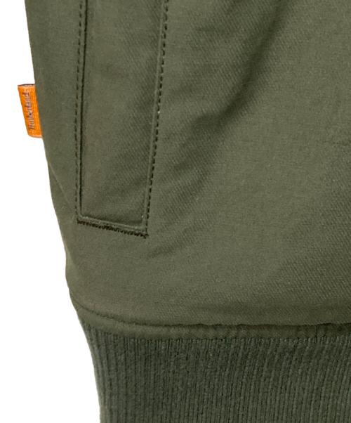 Timberland（ティンバーランド）Timberland (ティンバーランド) 中綿ファーフーデッドジャケット オリーブ サイズ:Mの古着・服飾アイテム