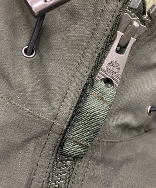 Timberland（ティンバーランド）Timberland (ティンバーランド) 中綿ファーフーデッドジャケット オリーブ サイズ:Mの古着・服飾アイテム