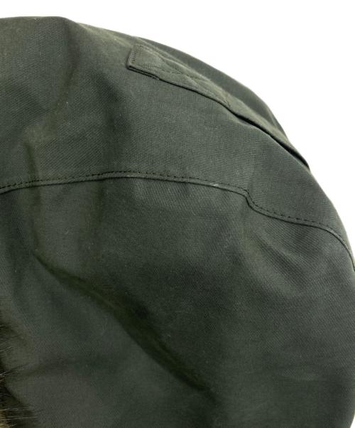 Timberland（ティンバーランド）Timberland (ティンバーランド) 中綿ファーフーデッドジャケット オリーブ サイズ:Mの古着・服飾アイテム