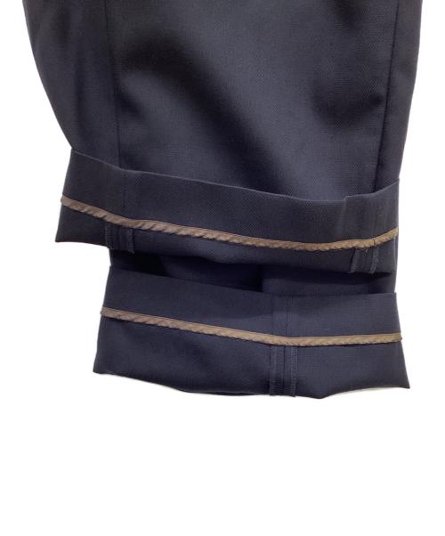 ka na ta（カナタ）ka na ta (カナタ) ウールワンタックワイドパンツ ネイビー サイズ:1の古着・服飾アイテム