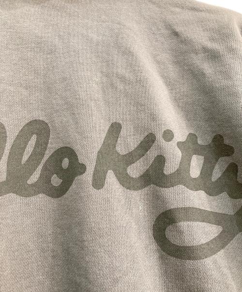 HELLO KITTY（ハローキティ）HELLO KITTY (ハローキティ) Snidel (スナイデル) レースアップパーカー グレー サイズ:Freeの古着・服飾アイテム