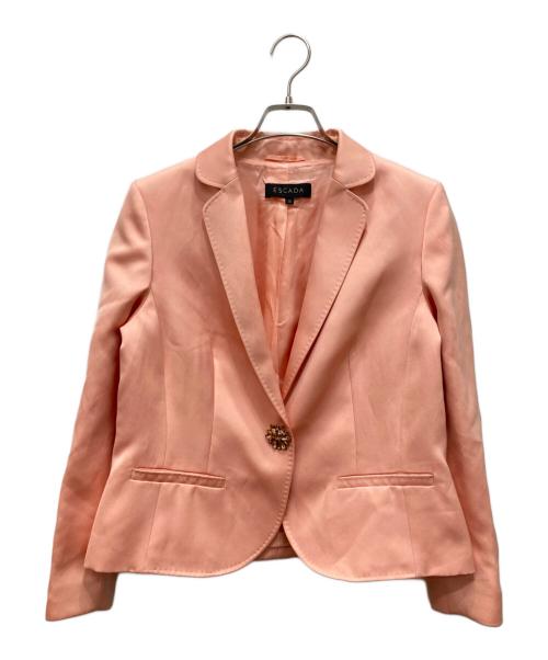 ESCADA（エスカーダ）ESCADA (エスカーダ) ビジューボタンセットアップスカートスーツ ピンク サイズ:38の古着・服飾アイテム