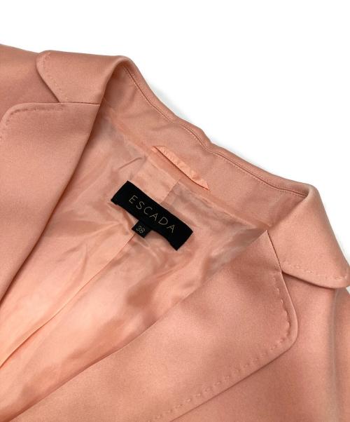 ESCADA（エスカーダ）ESCADA (エスカーダ) ビジューボタンセットアップスカートスーツ ピンク サイズ:38の古着・服飾アイテム