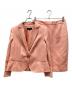 ESCADA（エスカーダ）の古着「ビジューボタンセットアップスカートスーツ」｜ピンク