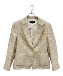 ESCADA（エスカーダ）の古着「ツイードジャケット」｜ベージュ