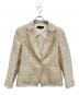 ESCADA（エスカーダ）の古着「ツイードジャケット」｜ベージュ