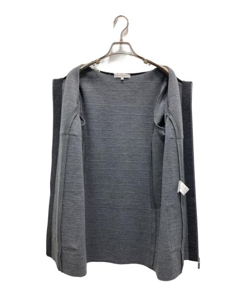 LEONARD SPORT（レオナール スポーツ）LEONARD SPORT (レオナール スポーツ) ニットコート グレー サイズ:40の古着・服飾アイテム