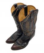 TONY LAMAトニーラマ）の古着「ウェスタンブーツ」｜ブラック×ブラウン