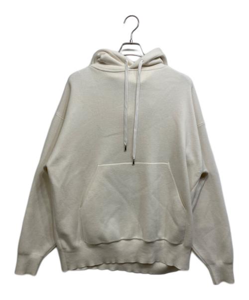 CABAN（キャバン）CABAN (キャバン) コットンカシミヤ パーカー ホワイト サイズ:Lの古着・服飾アイテム