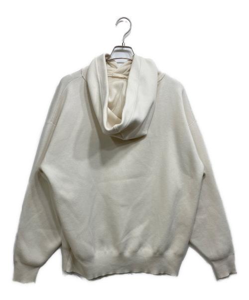 CABAN（キャバン）CABAN (キャバン) コットンカシミヤ パーカー ホワイト サイズ:Lの古着・服飾アイテム