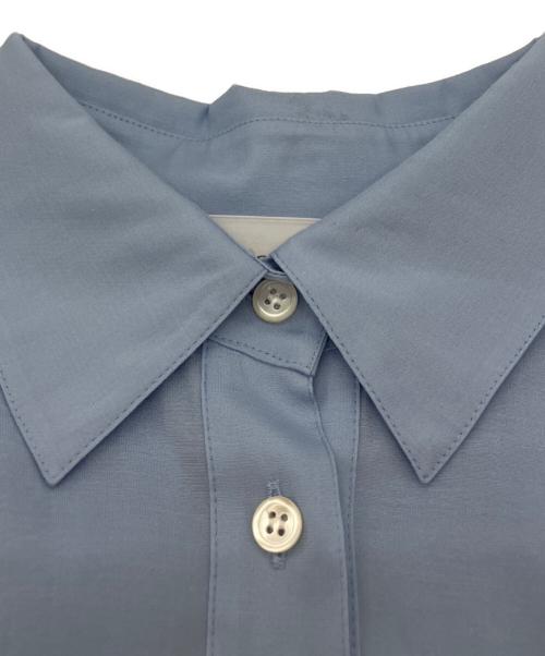 MOGA（モガ）MOGA (モガ) ソアコティオーガンジーシャツブラウス ブルー サイズ:3の古着・服飾アイテム