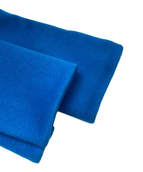 MAX&Co.（マックスアンドコー）MAX&Co. (マックスアンドコー) ヴァージンウールガウンコート ブルー サイズ:38の古着・服飾アイテム