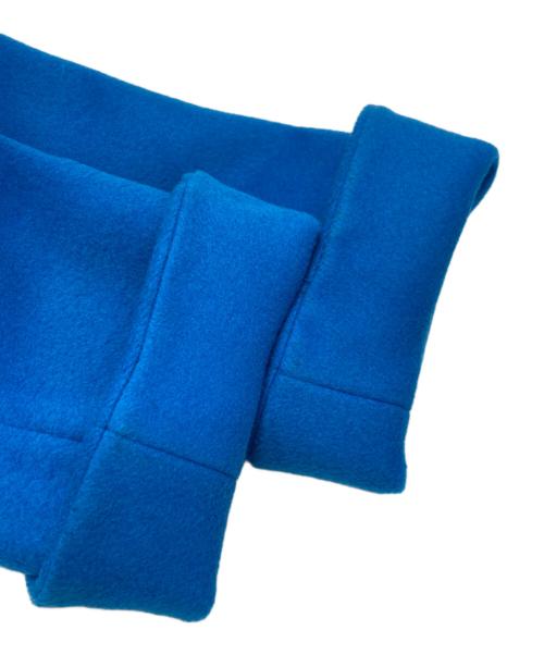 MAX&Co.（マックスアンドコー）MAX&Co. (マックスアンドコー) ヴァージンウールガウンコート ブルー サイズ:38の古着・服飾アイテム