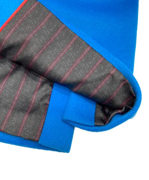 MAX&Co.（マックスアンドコー）MAX&Co. (マックスアンドコー) ヴァージンウールガウンコート ブルー サイズ:38の古着・服飾アイテム