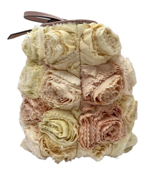 VALENTINO GARAVANI（ヴァレンティノ・ガラヴァーニ）VALENTINO GARAVANI (ヴァレンティノ・ガラヴァーニ) ロジェフラワートートバッグ ピンクの古着・服飾アイテム