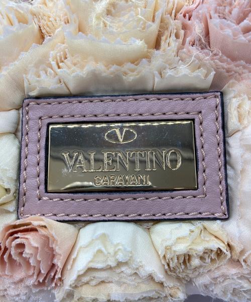 VALENTINO GARAVANI（ヴァレンティノ・ガラヴァーニ）VALENTINO GARAVANI (ヴァレンティノ・ガラヴァーニ) ロジェフラワートートバッグ ピンクの古着・服飾アイテム