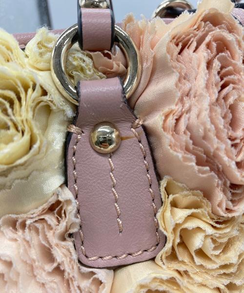 VALENTINO GARAVANI（ヴァレンティノ・ガラヴァーニ）VALENTINO GARAVANI (ヴァレンティノ・ガラヴァーニ) ロジェフラワートートバッグ ピンクの古着・服飾アイテム