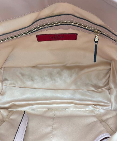 VALENTINO GARAVANI（ヴァレンティノ・ガラヴァーニ）VALENTINO GARAVANI (ヴァレンティノ・ガラヴァーニ) ロジェフラワートートバッグ ピンクの古着・服飾アイテム