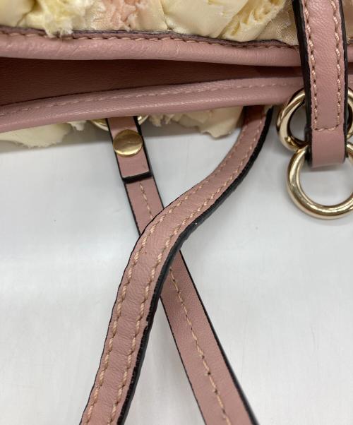 VALENTINO GARAVANI（ヴァレンティノ・ガラヴァーニ）VALENTINO GARAVANI (ヴァレンティノ・ガラヴァーニ) ロジェフラワートートバッグ ピンクの古着・服飾アイテム