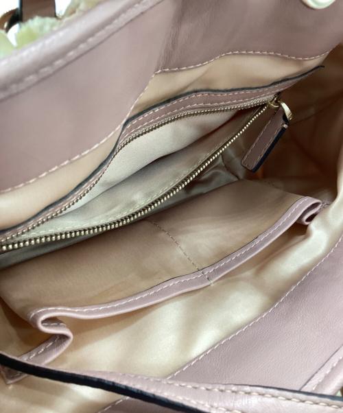 VALENTINO GARAVANI（ヴァレンティノ・ガラヴァーニ）VALENTINO GARAVANI (ヴァレンティノ・ガラヴァーニ) ロジェフラワートートバッグ ピンクの古着・服飾アイテム