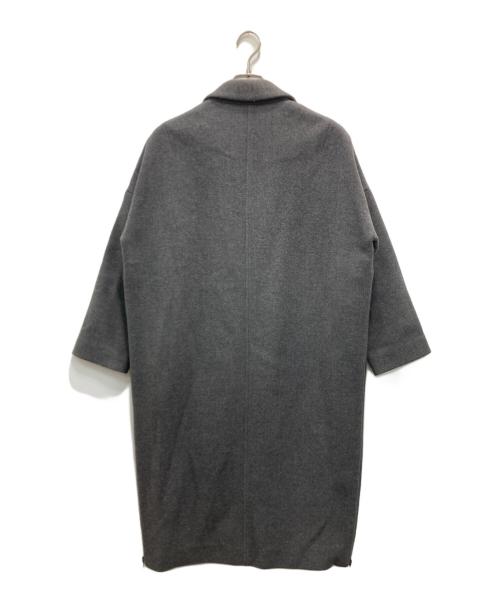 32PARADIS（トラントドゥ パラディ）32PARADIS (トラントドゥ パラディ) ウールカシミヤZIPコート グレー サイズ:Sの古着・服飾アイテム