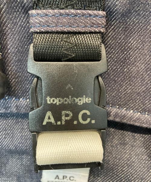 A.P.C.（アーペーセー）A.P.C. (アーペーセー) TOPOLOGIE (トポロジー) TRACK BACKPACK インディゴの古着・服飾アイテム