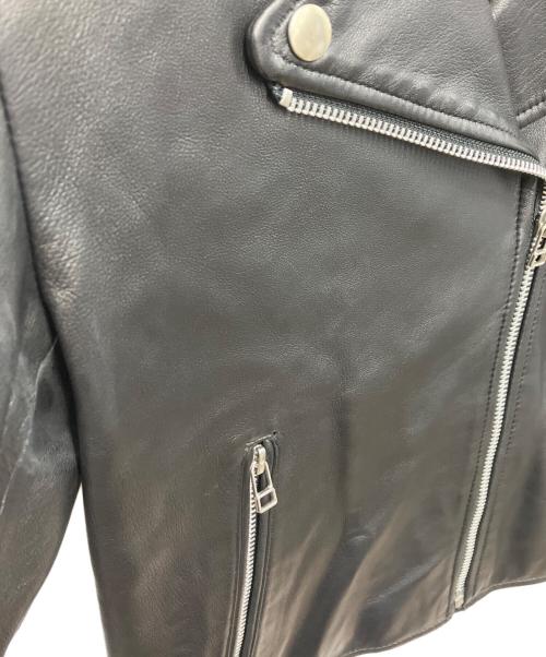 RAY BEAMS（レイ ビームス）RAY BEAMS (レイ ビームス) ラムレザージャケット ブラックの古着・服飾アイテム