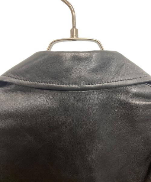 RAY BEAMS（レイ ビームス）RAY BEAMS (レイ ビームス) ラムレザージャケット ブラックの古着・服飾アイテム